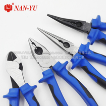 Taiwan imported European-style vise pliers sharp nose pliers diagonal pliers curved sharp pliers 6 8 inch oblique pliers