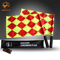 MAICCA football referee linesmen flag referee football patrol flag commander hand flag referee equipment