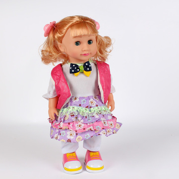 热卖新品芭比娃娃儿童玩具美琪儿智能走路洋娃娃生日礼物早教益智