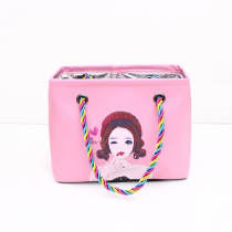 Digital printing beauty waterproof wash bag female Bath basket portable thick bath bag bottom leak bath basket