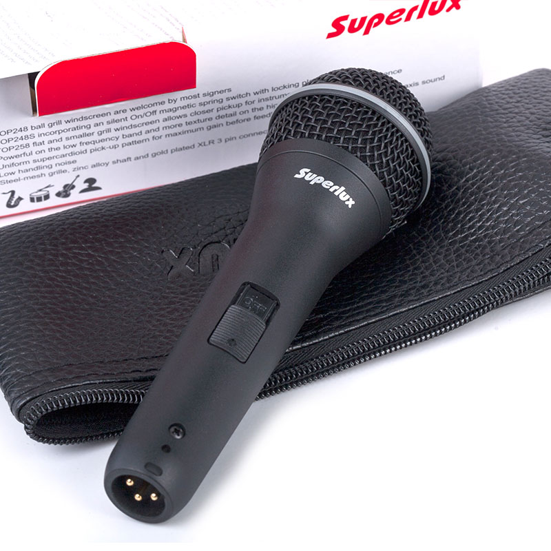 Superlux/Schuble TOP248/TOP248s Moving Coil Microphone Computer Strong Recording Professional Microphone