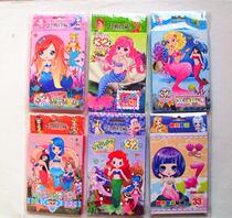 Children nostalgic plane stickers sticker pictures QQ for dressing Show angels closet Barbie dolls SD doll KT cat