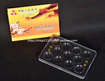 New plum wood corner coin collection Small number display case packaging with small round case empty box