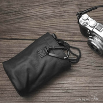 MrStone digital film camera containing bag liner cylinder bag retro art real cow leather micro single protective sleeve
