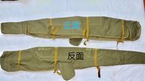 Old Fashioned Canvas Gun Bag Fishing Bag 81 Bar Barrel Set Canvas Gun With 56 Punch Bag Fishing Bag