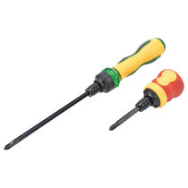 Wave shield telescopic dual-purpose screw batch chrome vanadium steel screwdriver cross double-purpose adjustable screwdriver screwdriver screwdriver