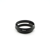 Standard Lens Hollow Metal Hood 55mm Suitable for Canon Nikon Sony Pentax