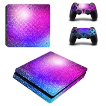 Sony PS4 SLIM sticker body patch ps4 new version slim pain patch slim machine adhesive film color patch with handle sticker 48