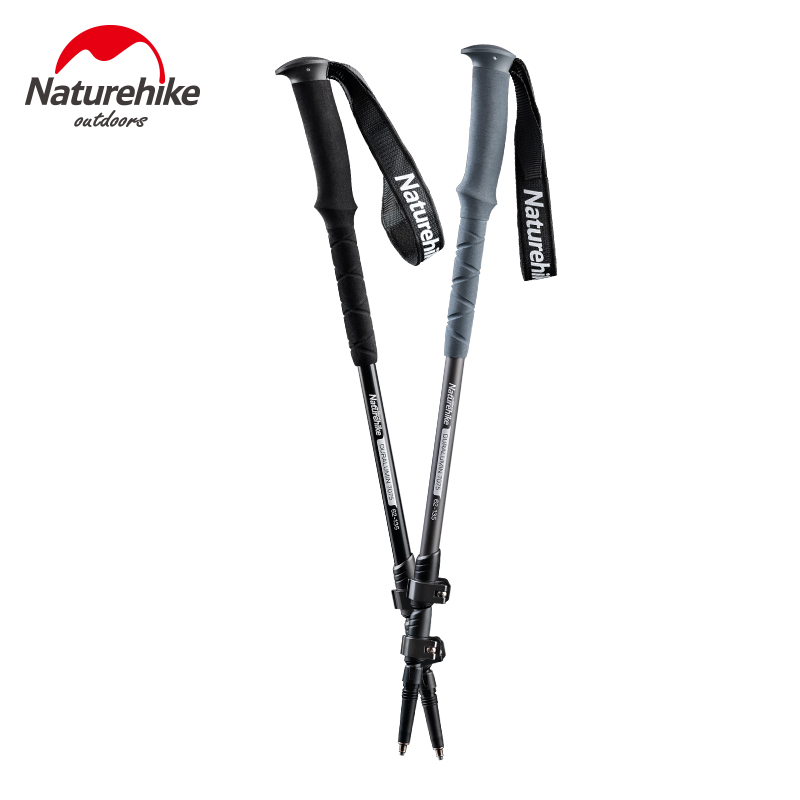 NH Mover Ultralight aluminum alloy trekking pole Locking telescopic folding cane hiking climbing crutches outdoor equipment