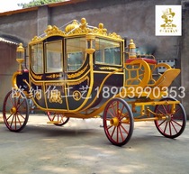 European style big crown angel top decoration Royal carriage Wedding wedding carriage photography props professional customization can be electric