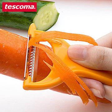 捷克tescoma正品 黄瓜刨丝器 红萝卜刨刀切丝削皮刀 创意厨房用品