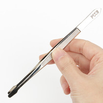 PCCB152MM Flat Head Stainless Steel Philatelic Tweezers Collection Special Tweezers Stamps Tweezers Banknote Nippers
