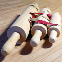 Imported beech wood solid wood roller rolling pin roller movable rolling baking flour stick exhaust walking hammer