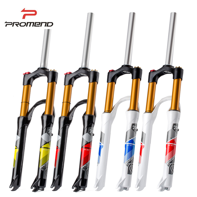 Promend mountain bicycle front fork lightweight aluminium alloy tube pneumatic shock absorber front fork