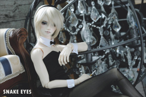 BJD Night Series#1 Rabbit Boy Set SD 17/ SD 13/70 and Cape Uncle Size  bhiner bjd fashion