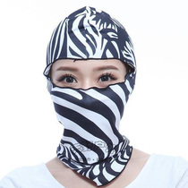 Motorcycle head cover sunscreen cap facial Gini face dust and UV head cover summer