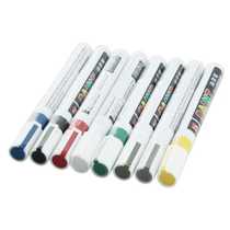 10 pack of five thousand years W-818 Paint pen White marker pen Oily black Blue Red Gold Yellow Silver green