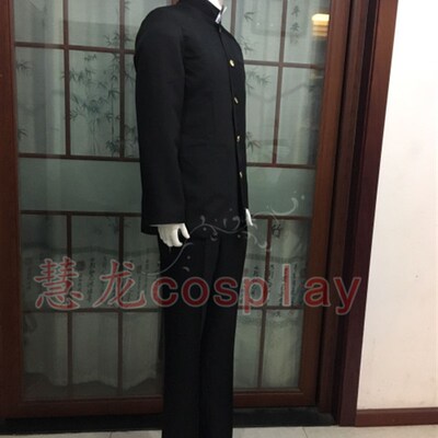 taobao agent Bingguo/Folding Mitama/School Uniform Zhongshan Installation Y Lines Light Light Black Universal COSPLAY bag