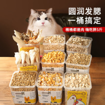 Large grain freeze-dried barrel kitty snacks with blush chicken grain pets fattening salmon chicks breast puppy dog nutrition