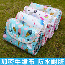 Outdoor portable waterproof beach mat picnic mat spring outing mat camping picnic mat lawn picnic cloth moisture proof mat