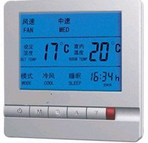 Central air conditioning intelligent LCD thermostat fan coil switch control panel three-speed switch
