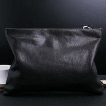  2021 summer new leather mens clutch bag mens bag soft leather lambskin clutch bag casual fashion clip bag trend