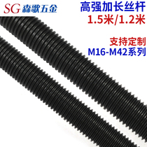 8 8 National Standard Extended Screw Full Thread Screw M16M20M24M30M42 Series 1 M 5 and 1 m 2 Length