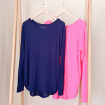 g home original single women spring summer round neck long sleeves Mordell pajamas soft and comfortable T-shirt type housewear tops plus size