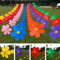 Plastic windmill string outdoor outdoor decoration kindergarten decoration shopping mall real estate rain-proof scenic area layout Windmill