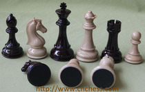 Aggravated high-grade wood grain resin chess piece-Wang Gao 108MM-feel stable and generous-beautiful design