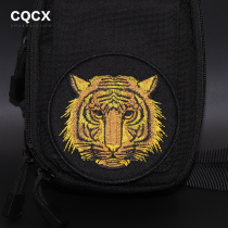 Tiger head Velcro embroidery badge military fan armband tactical training uniform badge backpack sticker cloth