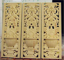 Sandstone relief porch decoration Hollow Image wall decoration light transmission screen cornucopia Villa Hotel bar decoration
