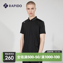 RAPIDO Thunder Spring Summer Men Sports Casual Outdoor Polo Shirt Pure color Short sleeves Breathable Perspiration T-shirt