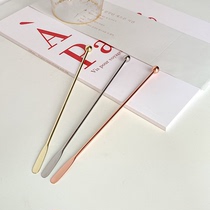 Jingbao ins Net red restaurant Cafe stainless steel squashed stick high color value ice more coffee mixing spoon