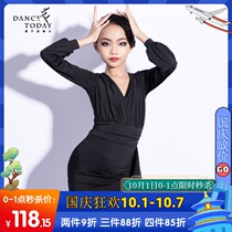 DT high-end Latin dance practice clothing female children autumn and winter long sleeve professional dance clothing new childrens training uniform B324