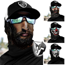 AFSA sea king smoking uncle clown sunscreen magic headscarf mens thin riding windproof face towel bib female neck cover