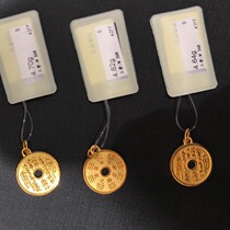 Chow Tai Fook Mountain Ghost spend money Mountain Ghost Thunder Make Gossip Money Pure gold Gold pendant