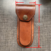 Protective sleeve Knife sleeve knife bag EDC tool holster American black smoky mountain EDC holster leather