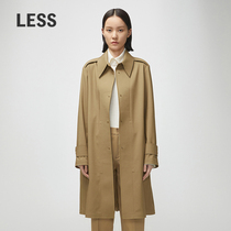 (Seiko Series) LESS2021 Winter New Fashion Leisure Loose Lapel Trench Coat 2L9911430