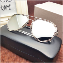 2019 New Zheng Xiu civilization star Net red with polarized color film sunglasses hollow toad sunglasses tide men and women