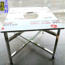 Custom-made hot pot table Guizhou small tofu table barbecue table stainless steel folding hot pot table Korean barbecue table