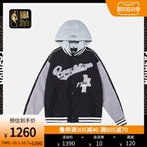NBA Style trendy clothing Nets team mens and womens Joker check color casual cotton top jacket