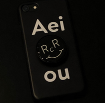 neonnuk Aeiou niche phone case iPhone12