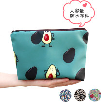 Teenage Girl Hearts Makeup Bag Waterproof Cloth Large Capacity Portable History Nubi Wash Bag Travel Outdoor Containing Ins Fire Super