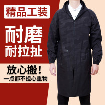 Four Seasons Overalls Mens Long Sleeve Coat Workshop Auto Repair Car Wash Top Waterproof Coats
