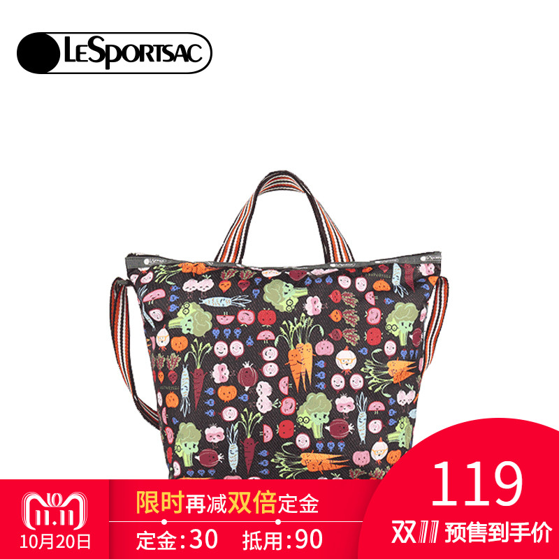 Le Sportsac Le Sportsac Music Poetry New Style Anti-Splash Sailor Bag Skew Bag 2431