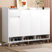 Shoe cabinet home door simple modern new door outside cabinet locker simple small apartment solid wood leg shoe rack