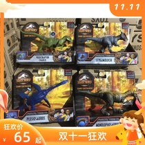 Mattel Jurassic competitive battle dinosaur model Velociraptor Blue joint movable boy toy GCR54
