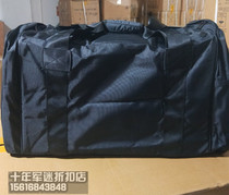 Black collection bag left-behind bag black handbag black left-behind bag thickened widening to telescopic carrying bag