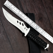 Wolf knife self-defense cold weapon tritium air knife Portable special forces straight knife open blade saber outdoor knife